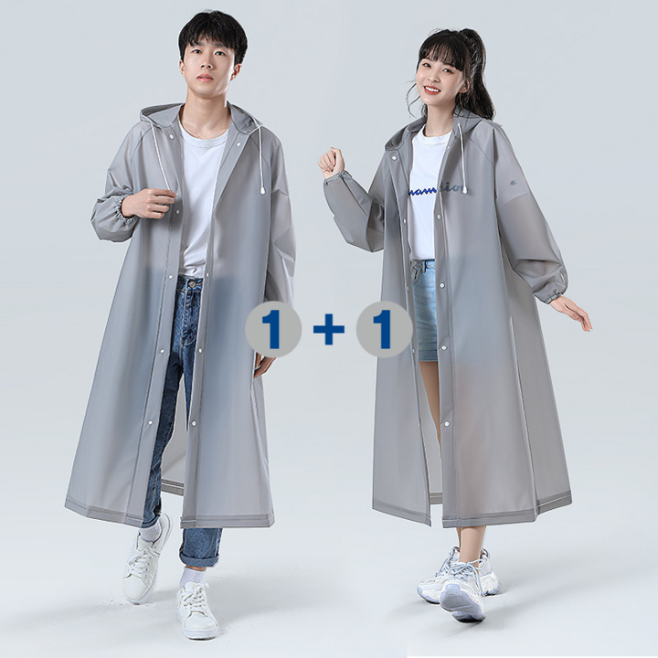 우비 원단을 가까이서 촬영하여 부드러운 무광 질감과 톡톡한 두께감을 보여주는 디테일 컷