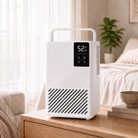 LANGDOO 제습기 2L 듀얼코어 가정용 제습기 접이식 손잡이 원룸 침실 옷장 화장실 욕실 휴대용 미니제습기 - 가정용