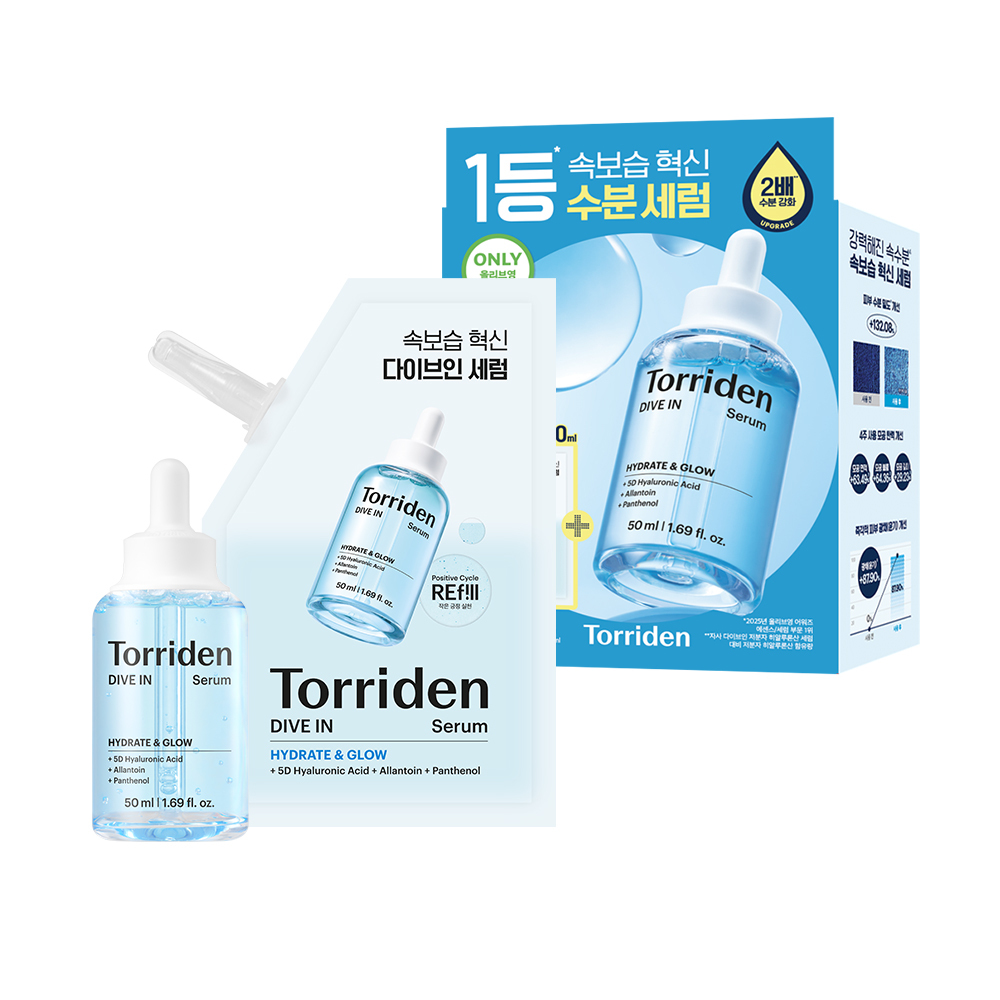 [NEW/1등수분세럼] 토리든 다이브인 저분자 히알루론산 세럼 50ml 리필 기획(+리필 50ml) 추가 이미지 2