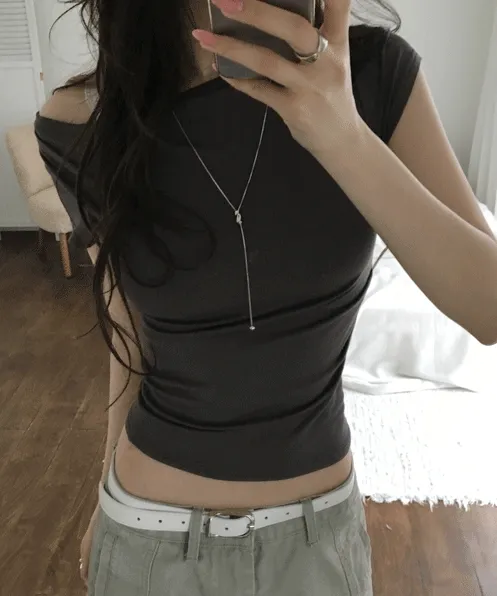 [라이브📹] 벨누 실버 롱 목걸이 (1color) 추가 이미지 2