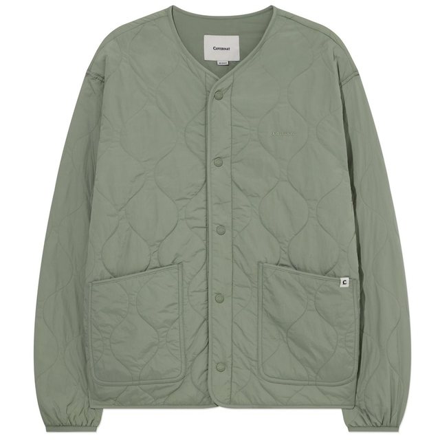 숏 퀼팅 자켓 Light Khaki