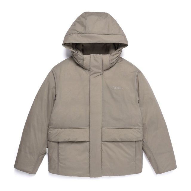 N254UDW081 노사시 후드 탈부착 다운 OAK BEIGE