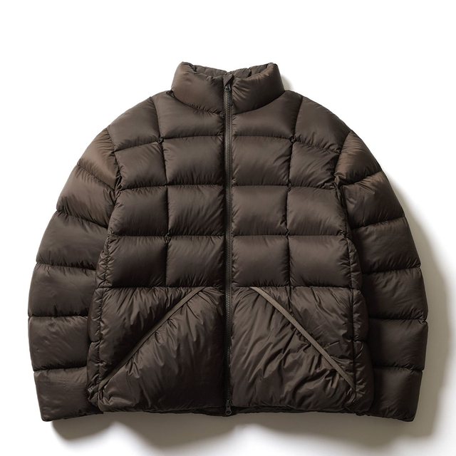 LIGHT PUFFER DOWN JACKET (BROWN)