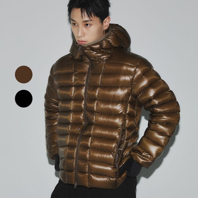 라이트쉘 후드 다운 자켓 (2color)