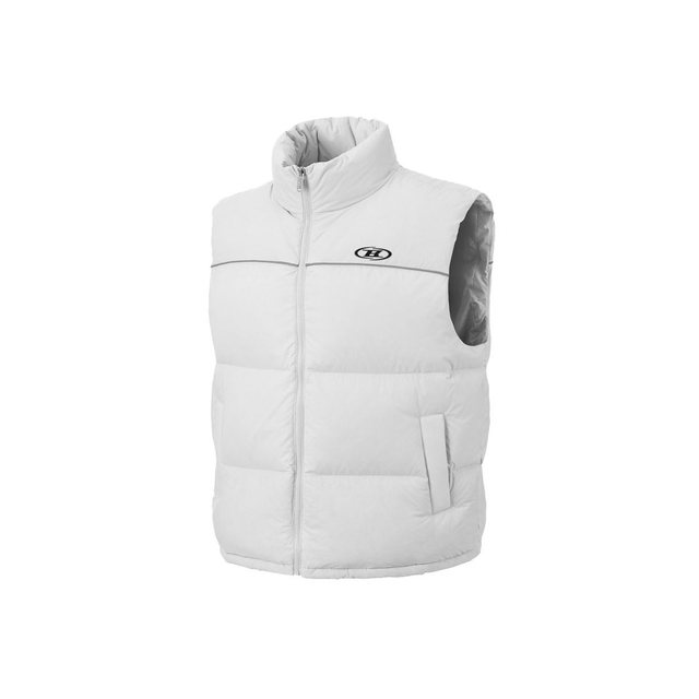 SYMBOL B PUFFER DOWN VEST [GREY]