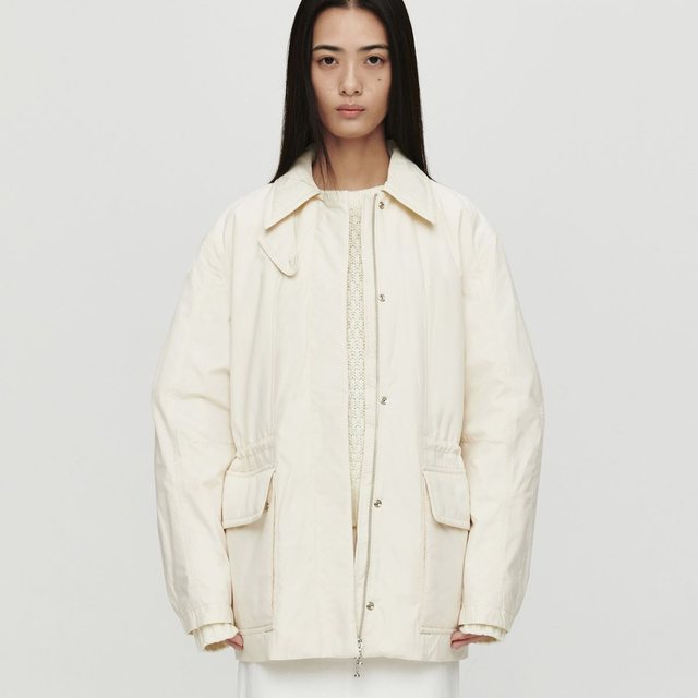 SNOW PADDED FIELD JACKET (CREAM)