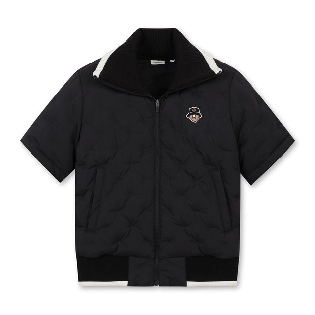 (W) Rib Collar Short Sleeve Tube Down Jacket G5UAW25901BKX