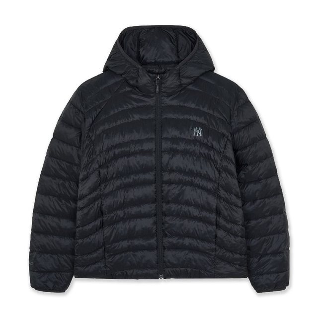 커브 에어쉘 경량 후드 패딩 NY (Black)