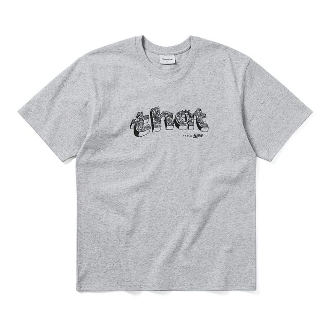 T-Logo Tee Heather Grey